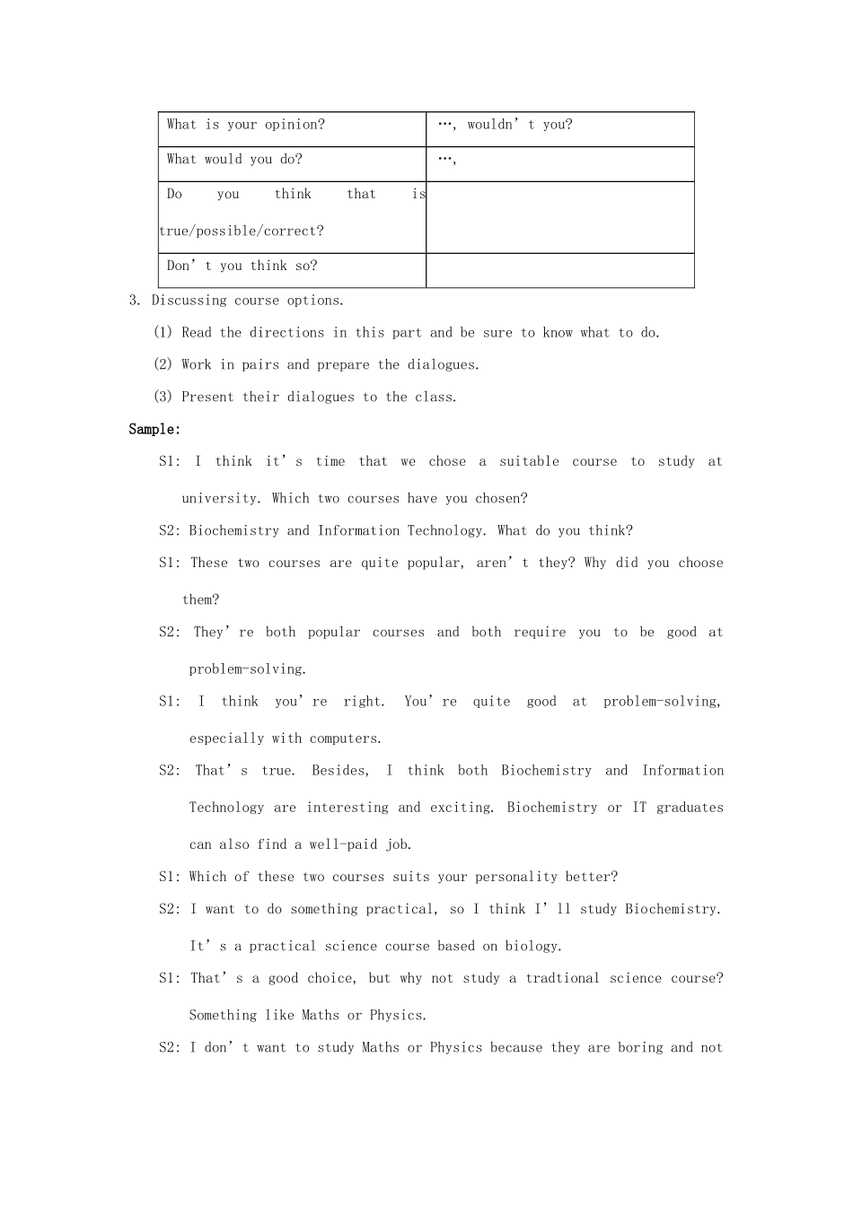 高中英语 Unit4 The next step Task教案2 牛津译林版选修11-牛津版高三选修11英语教案_第2页