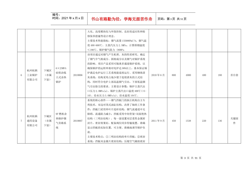 XXXX年第一批杭州市适度发展新型重化工业项目计划表_第3页