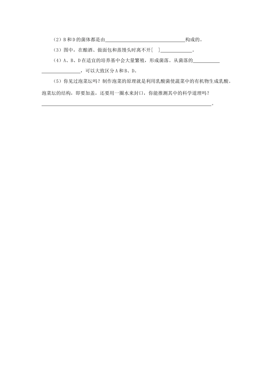 七年级生物下册 第12章 土壤里的生物 章复习教案 苏科版_第3页