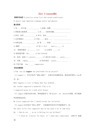 高中英语 Unit 4 Cyberspace Lesson 3  4教案 北师大版必修2-北师大版高一必修2英语教案