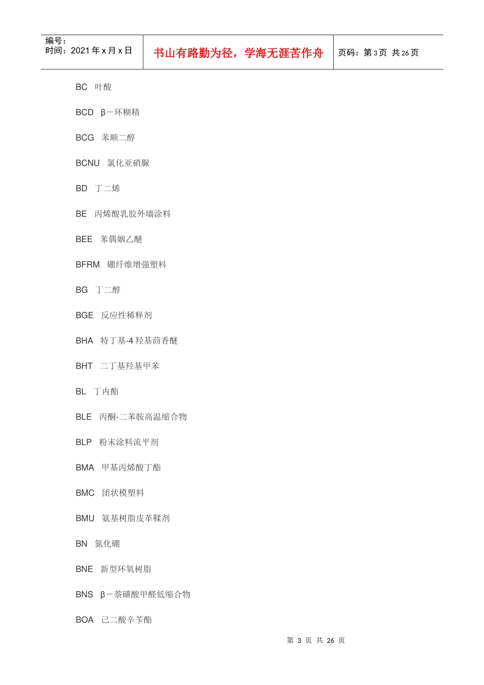 化工常用缩略语515833615_第3页