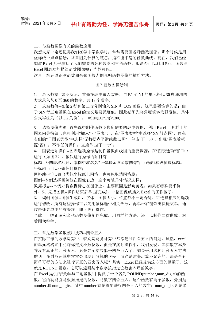 Excel常用函数应用_第2页