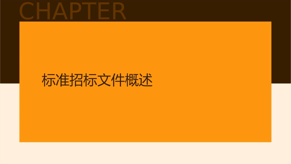 标准招标文件的宣贯讲稿课件_第3页