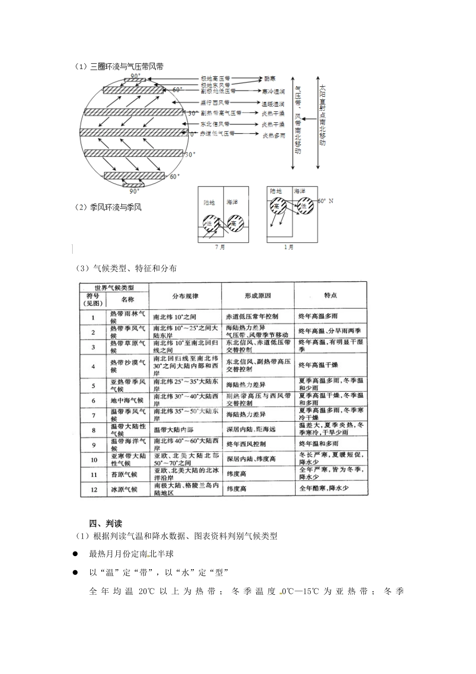 高中地理校本课程 世界地理 1.2世界气候教案-人教版高中全册地理教案_第2页