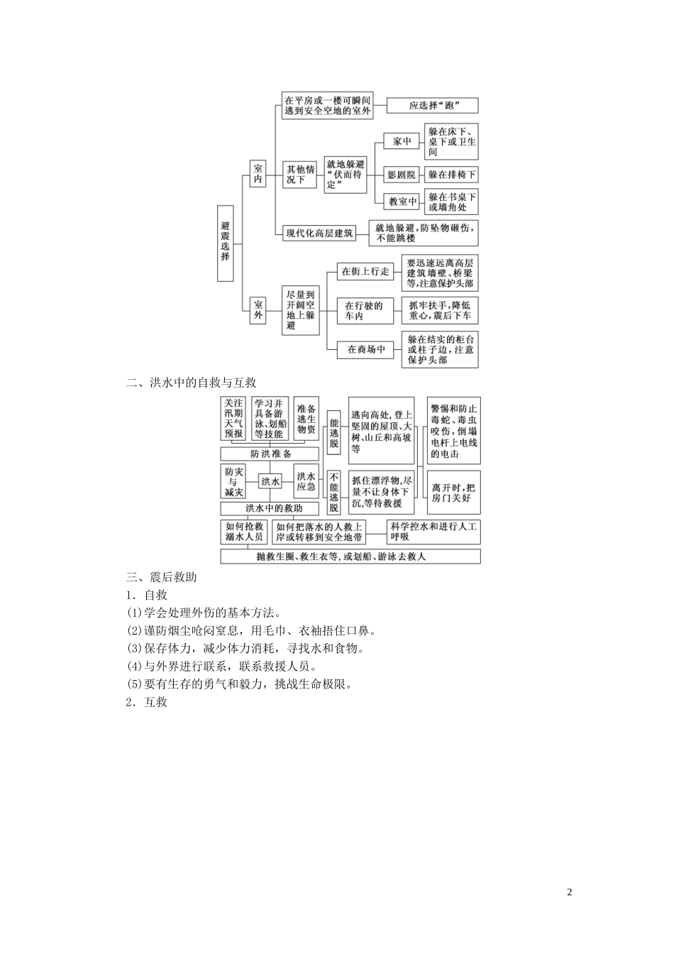 高中地理 第四章 防灾与减灾 第二讲 自然灾害与我们教案（含解析）湘教版选修5-湘教版高二选修5地理教案_第2页