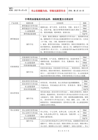 中药油使用指南