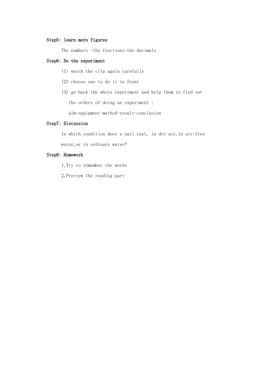 高一英语 Module 5教案-人教版高一全册英语教案_第2页