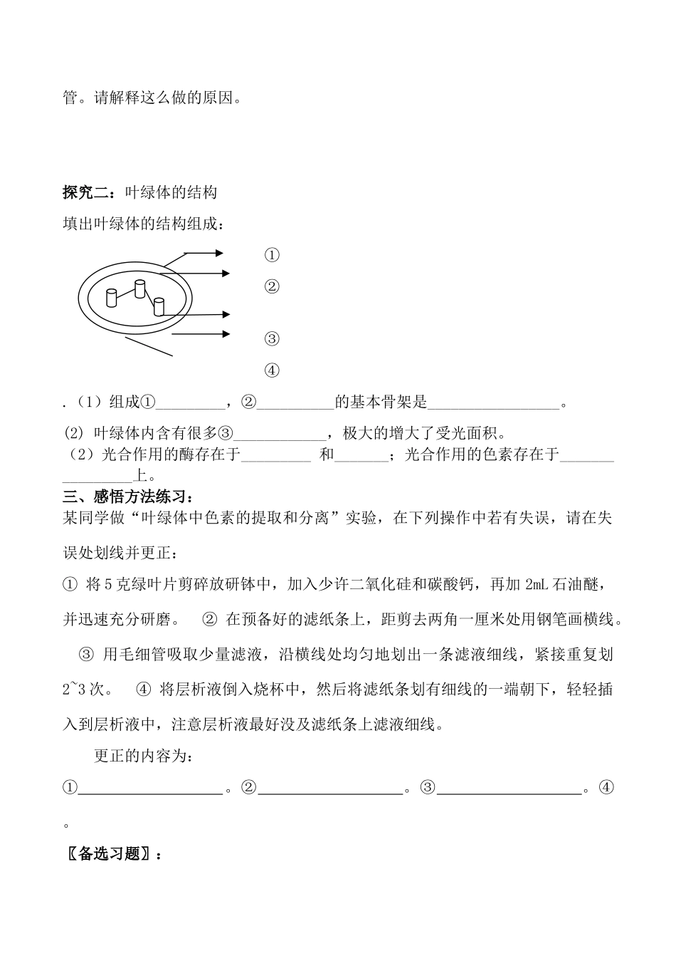 高中生物人教版必修1能量之源--光与光合作用1_第2页