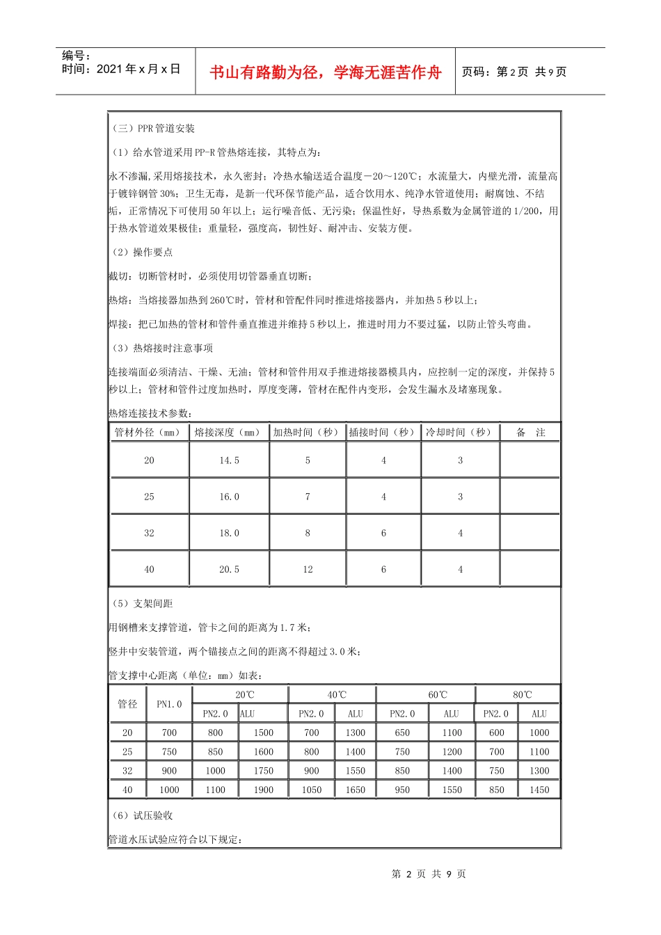 105367_85530_给排水及采暖工程施工方案_第2页