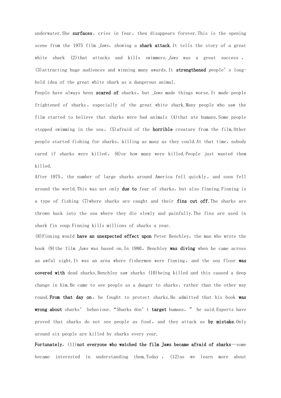 高中英语 Unit 6 Earth first Part Ⅰ Starting out  Understanding ideas教案 外研版必修第二册-外研版高一第二册英语教案_第3页