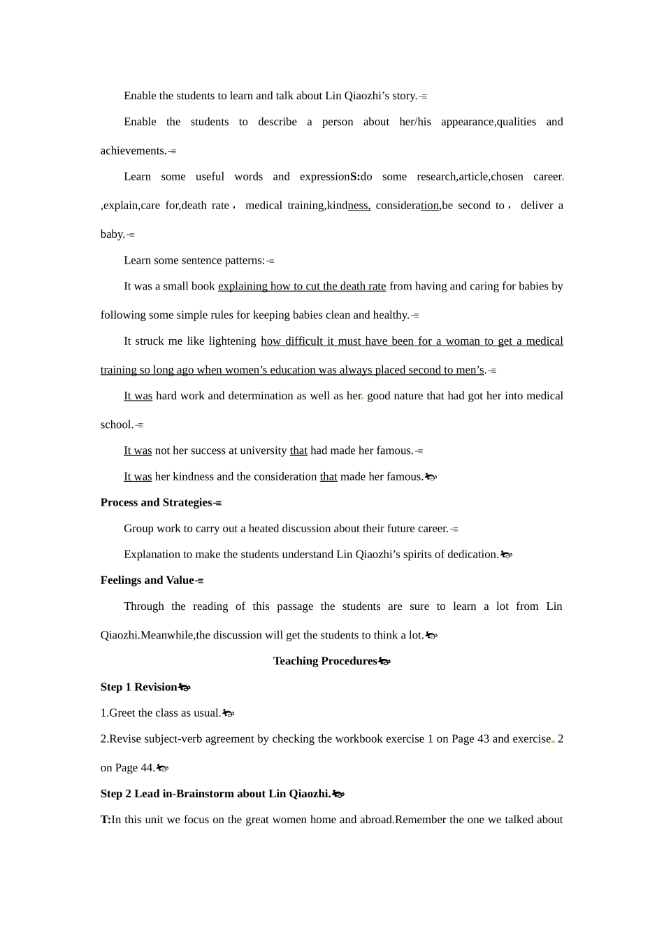 高中英语 Period 3  Extensive Reading（Unit 1 Women of achievement）优秀教案 新人教版必修4_第2页