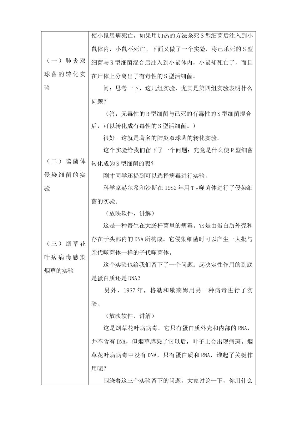 高中生物遗传的物质基础--DNA是主要的遗传物质1旧人教必修二_第3页