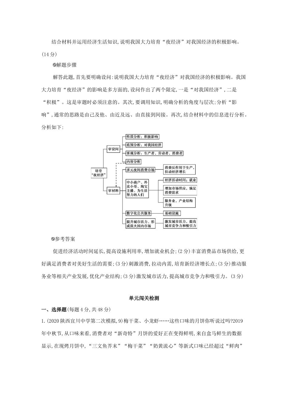 （山西版）高考政治一轮复习 第二单元 生产劳动与经营 单元总结提升教案-山西版高三全册政治教案_第3页