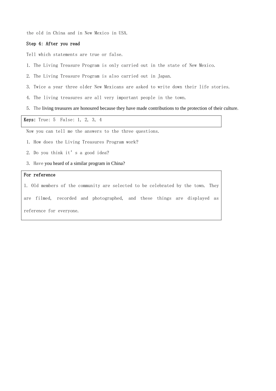 高中英语 Module 6 The World’s Cultural Heritage-(Period 6-7)素材 外研版选修7_第3页