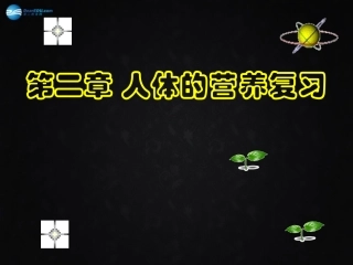 山东省泰安新泰市七年级生物下册 4.2 人体的营养复习课件 新人教版