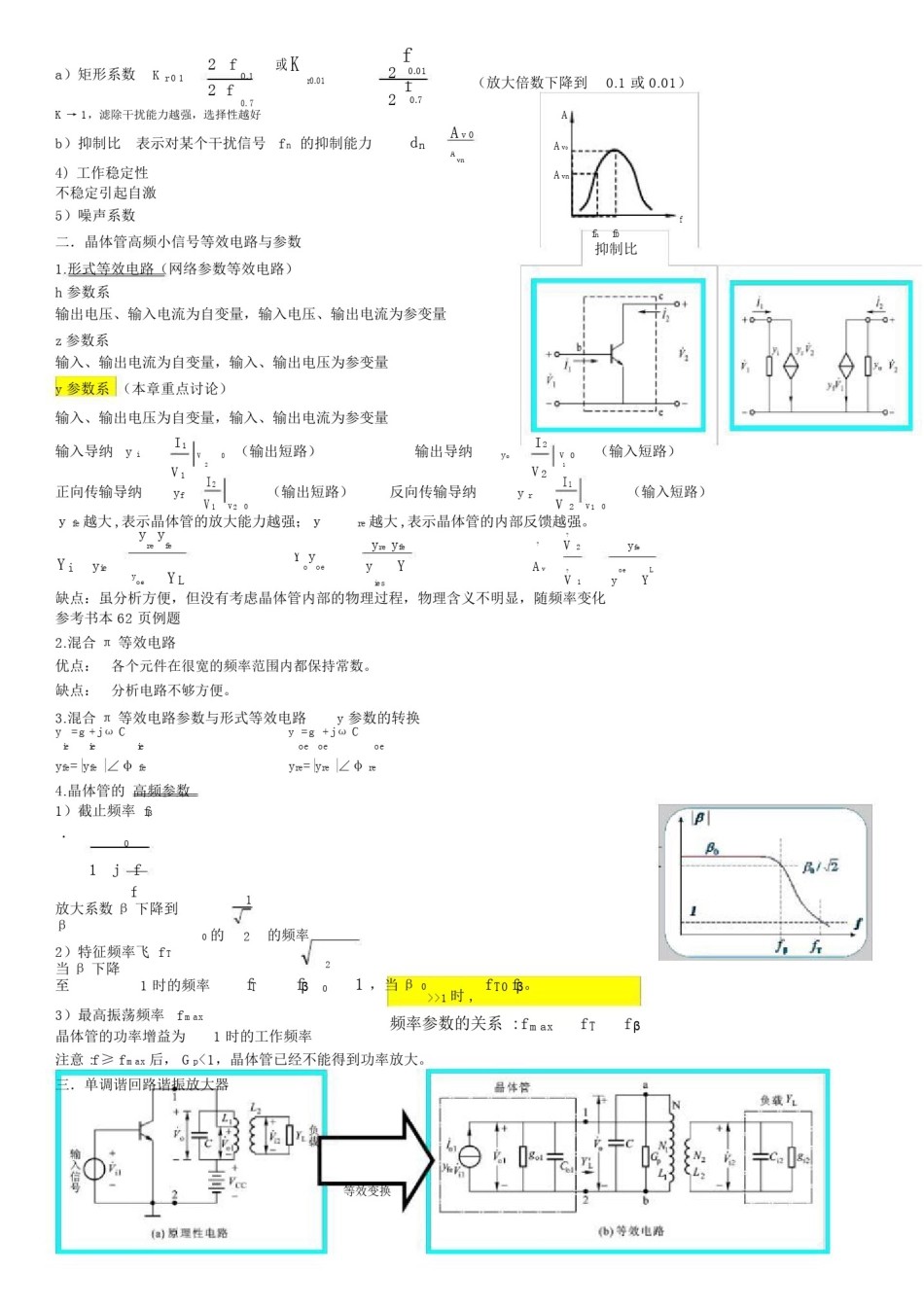 (完整版)高频电子线路(知识点整理).docx_第3页