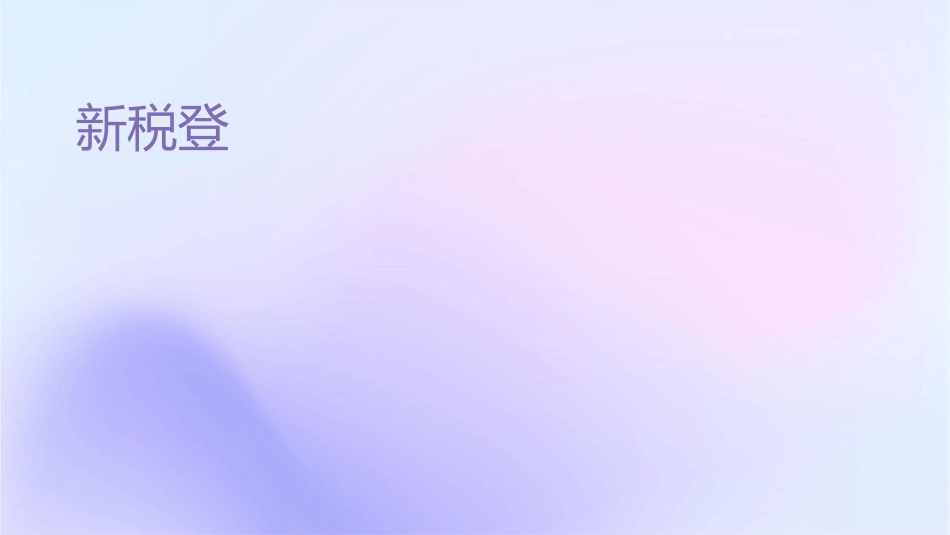 新办税务登记纳税人辅导课件_第1页