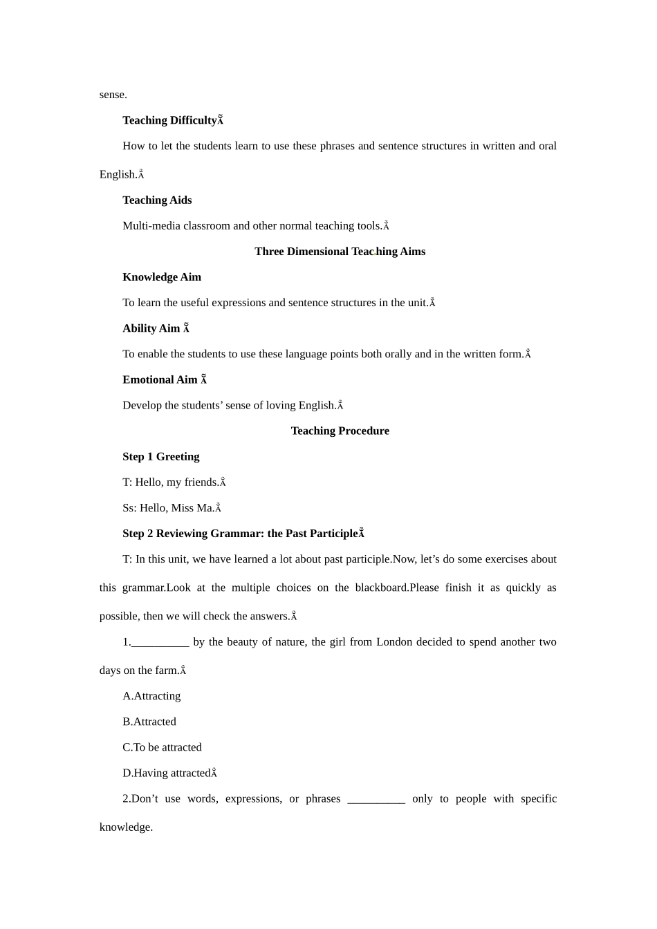 高中英语 Unit 1　Great scientists Period 1） (5)优秀教案 新人教版必修5_第2页