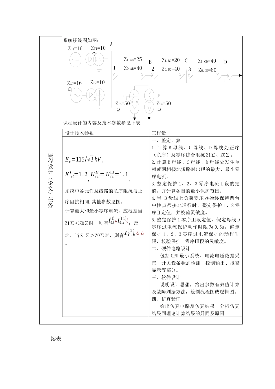 110kV输电线路零序电流保护设计(2)110303011(1)_第3页