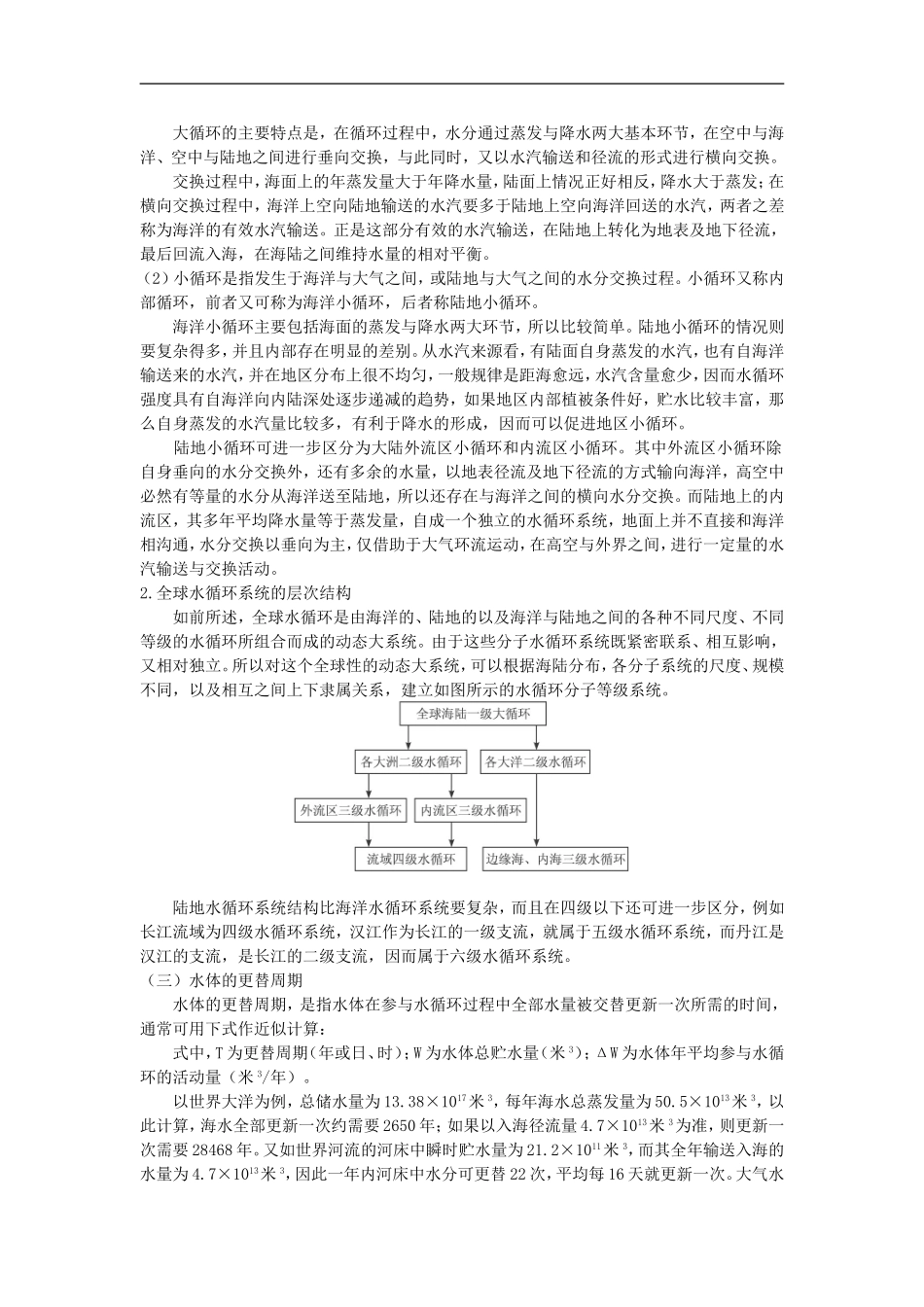 备课资料（第一节 自然界的水循环）_第2页