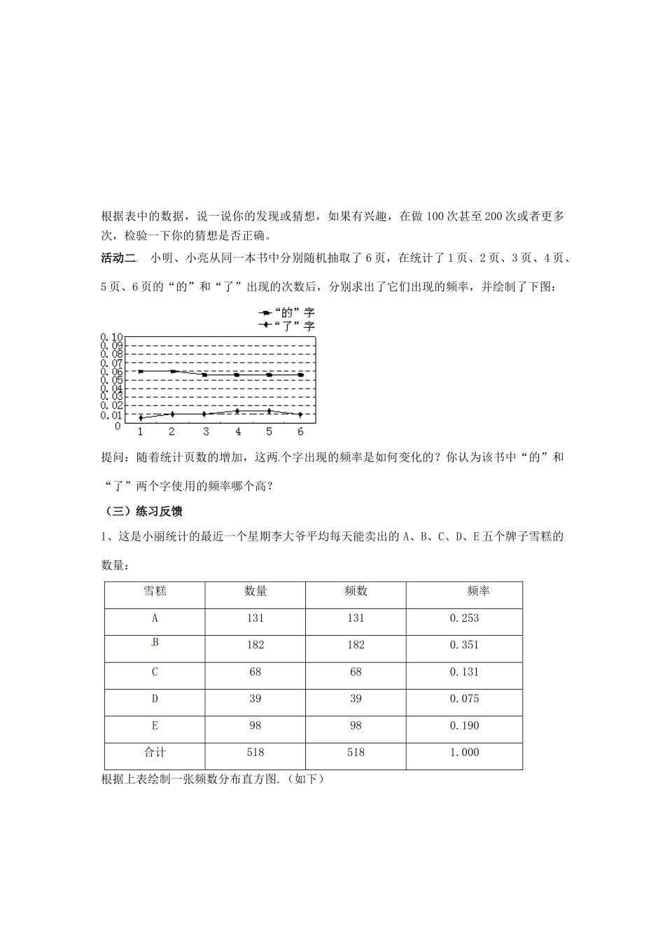 七年级数学下册《第十二章 数据在我们周围》小结与思考教案 苏科版-苏科版初中七年级下册数学教案_第2页