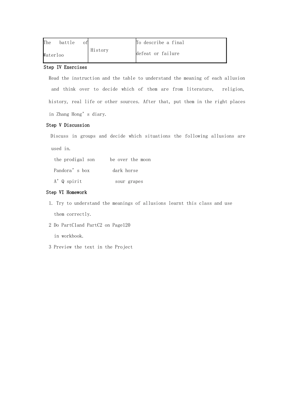 高中英语 Unit 4《The next step-Grammar and usage》教案2 牛津译林版选修11_第3页
