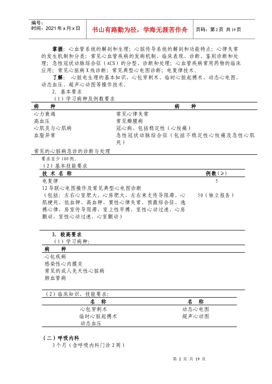 1内科医师培训标准_第2页