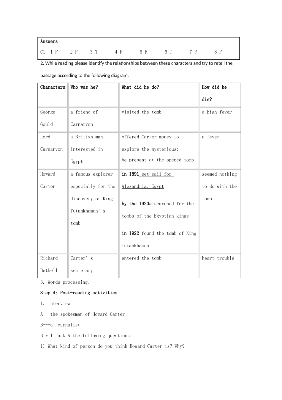 高中英语 Unit 3《Amazing People-Reading》教案5 牛津译林版必修2_第3页