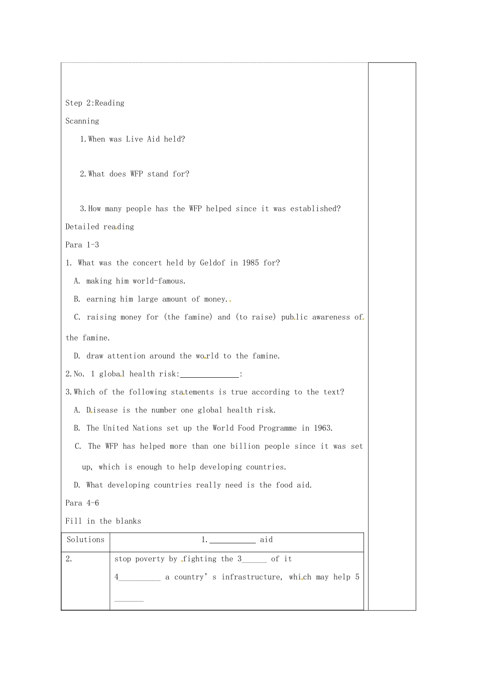 高中英语 Unit 1 Building the future教案14 牛津译林版选修10-牛津版高三选修10英语教案_第2页