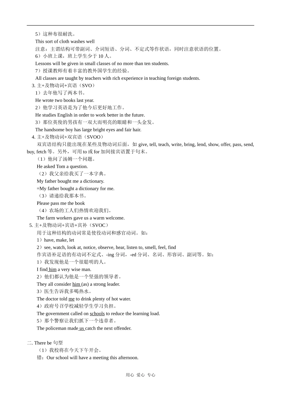 高一英语写作的必备句型 教案_第2页