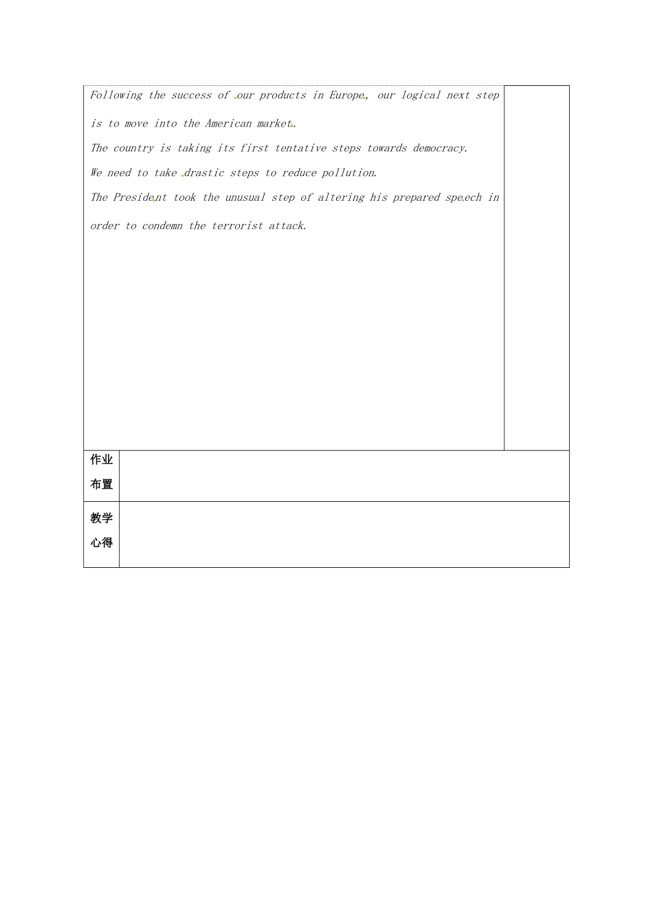 高中英语 Unit 1 Building the future教案13 牛津译林版选修10-牛津版高三选修10英语教案_第3页