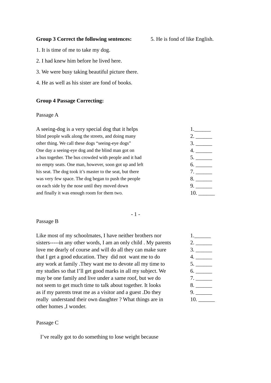 高考英语复习专题之短文改错教案_第2页