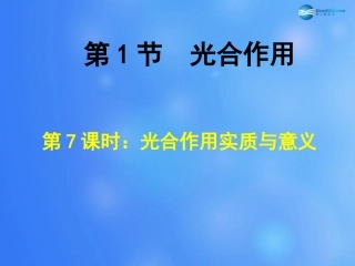 七年级生物上册 第5章 第1节 光合作用课件7 北师大版