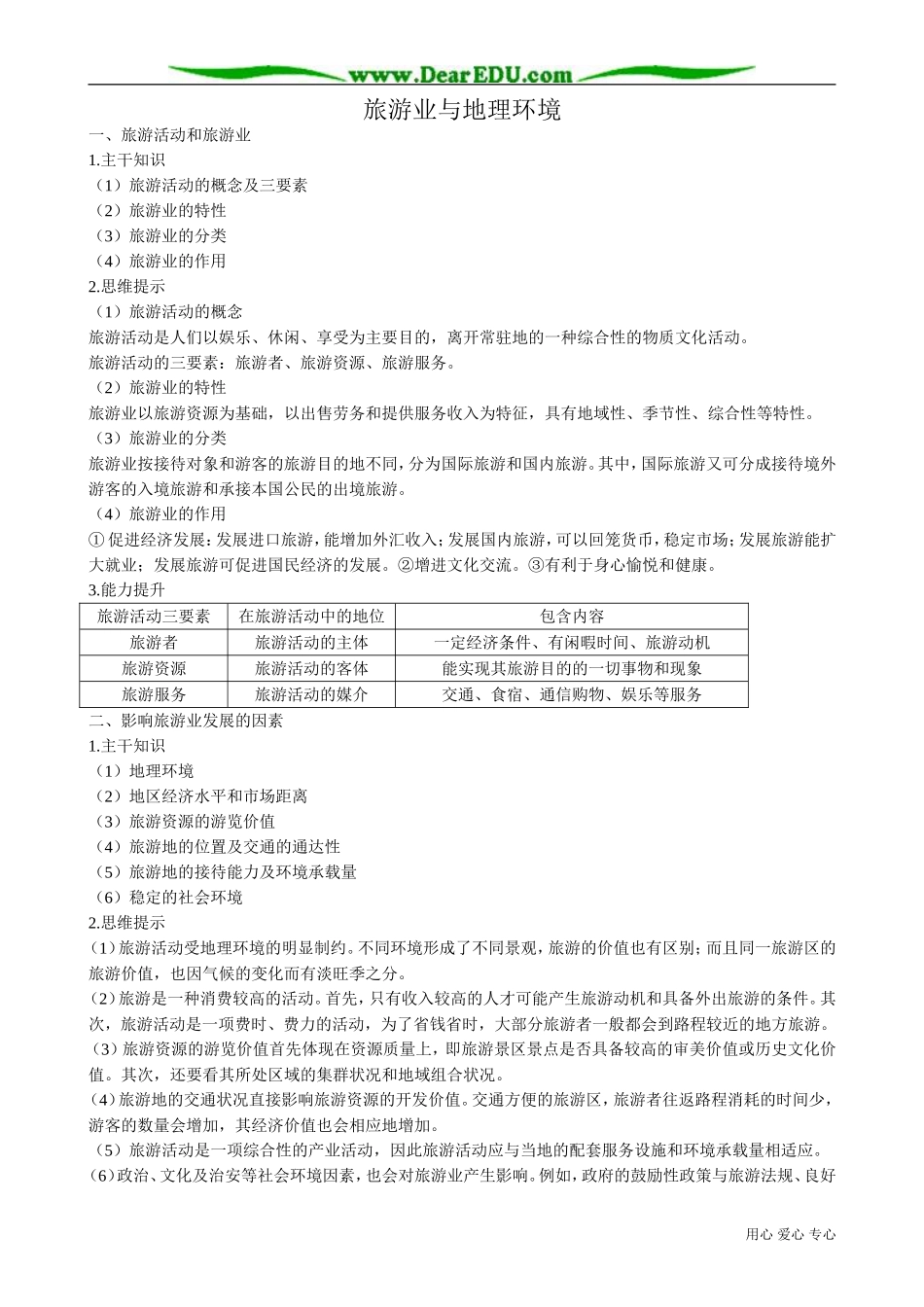 高中地理必修2旅游业与地理环境_第1页