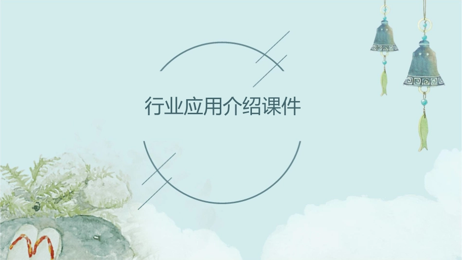 行业应用介绍课件_第1页