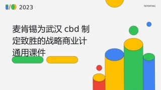 麦肯锡为武汉CBD制定致胜的战略商业计通用课件