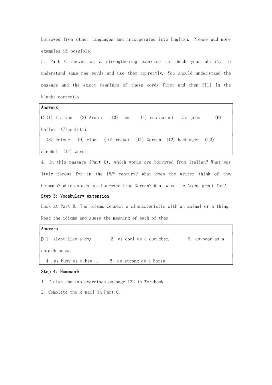 高中英语 Unit3《Understanding each other-Word power》教案 牛津译林版选修6_第2页