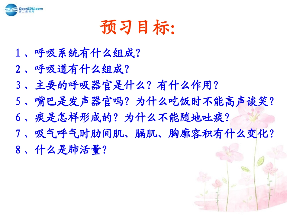 七年级生物下册 第十章 第四节 人体内的气体交换课件3 （新版）苏教版_第3页