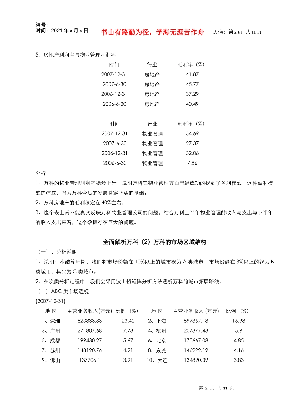 全面解析某地产某地产经营种类结构_第2页