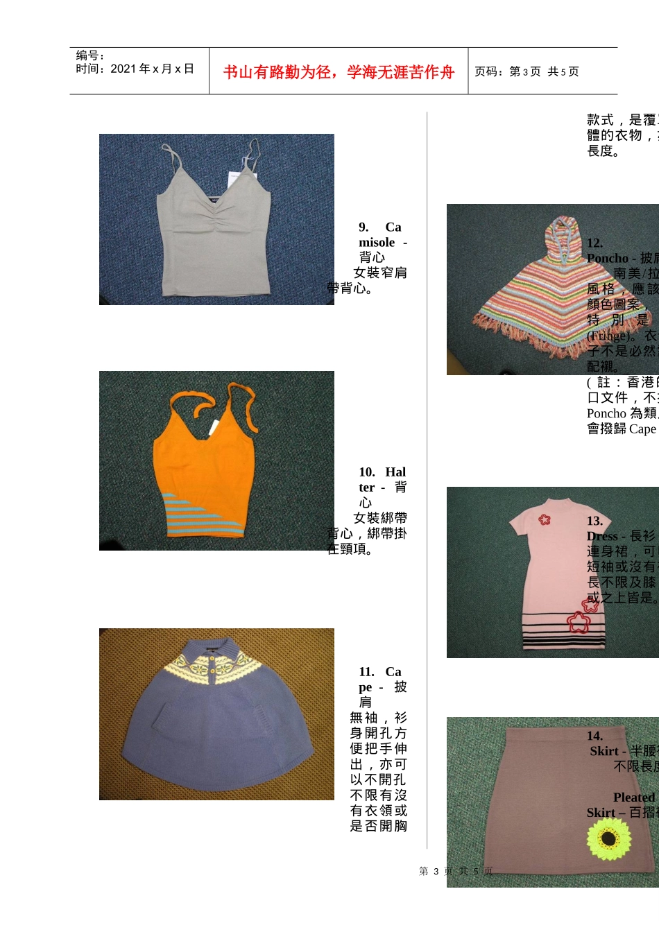 4-1-0 服装款式说明 Styling_第3页