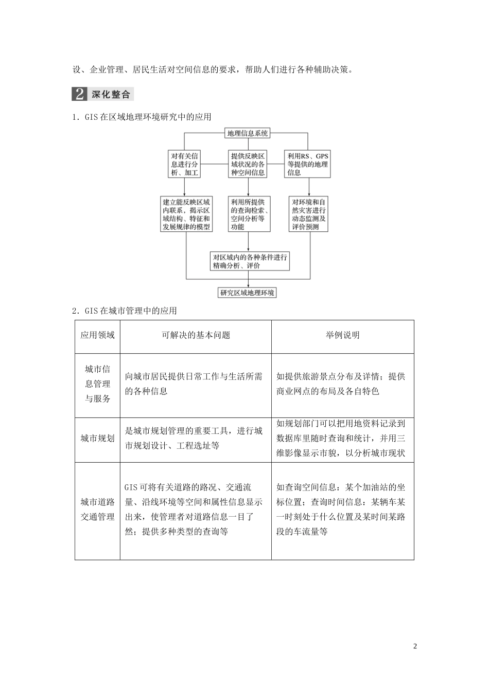 （浙江选考）高考地理总复习 第三章 地理信息技术应用 第41讲 地理信息技术应用教师用书（含解析）新人教版必修3-新人教版高三必修3地理教案_第2页