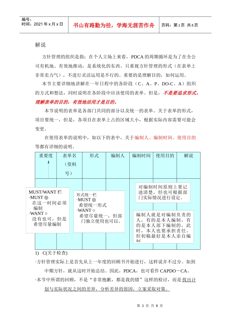 【企业管理】方针管理的推进方法_第2页