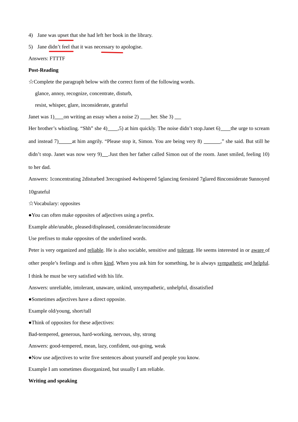 高中英语 Unit 13《People》Lesson 4 First Impressions教案 北师大版必修5_第2页