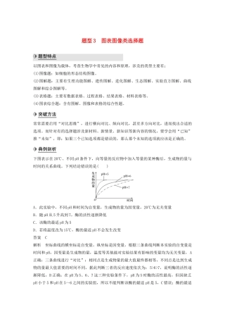 （通用版）高考生物二轮复习 专题九 核心题型突破 题型3 图表图像类选择题教案-人教版高三全册生物教案
