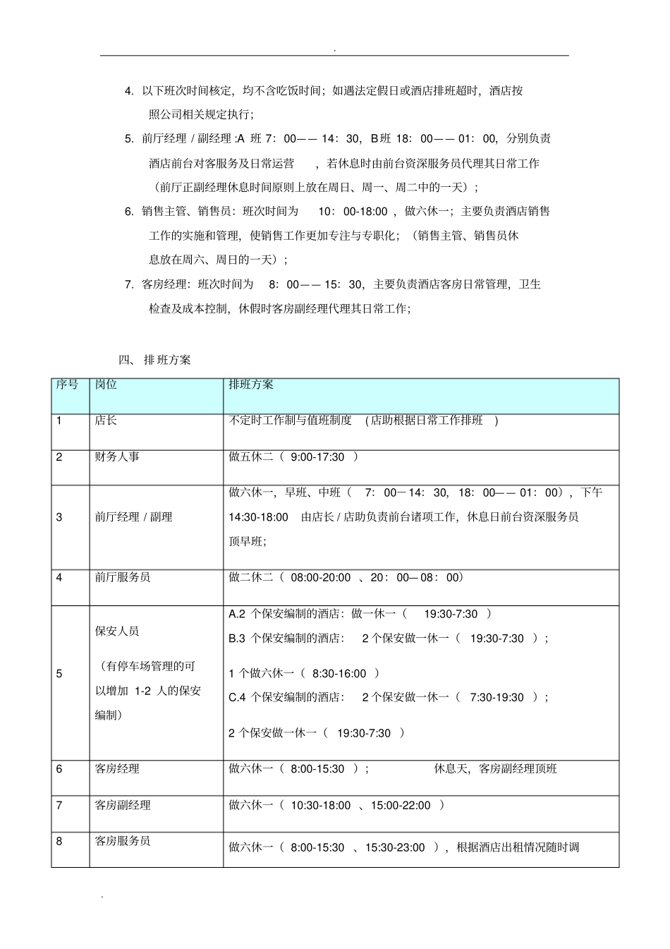 150间客房参考编制_第3页