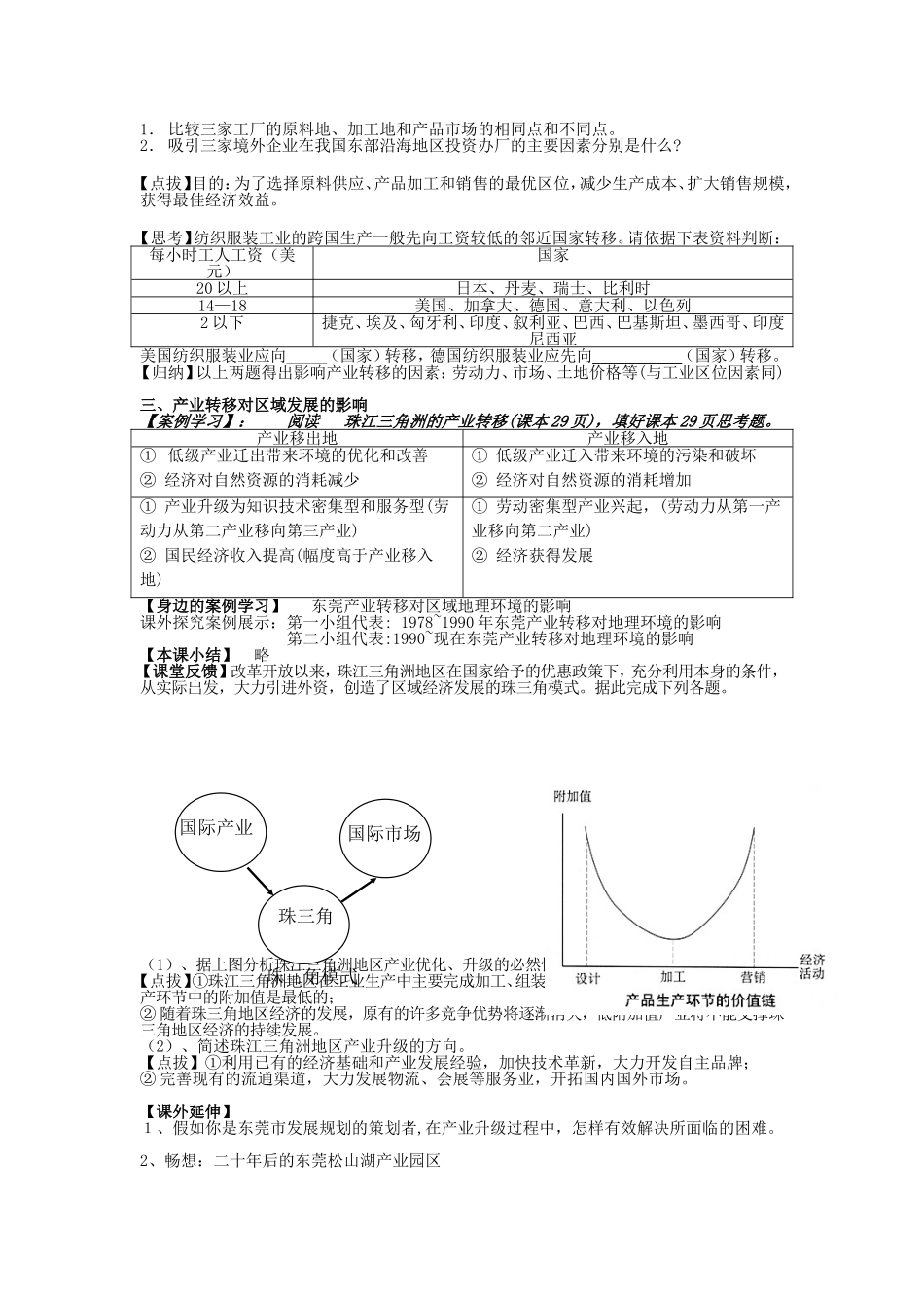 《区域地理环境对人类活动的影响》教案（1）_第2页