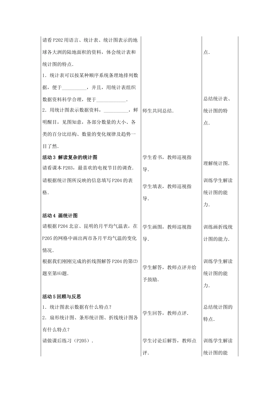七年级数学下册 12.3统计图形（第3课时）教案 冀教版_第2页