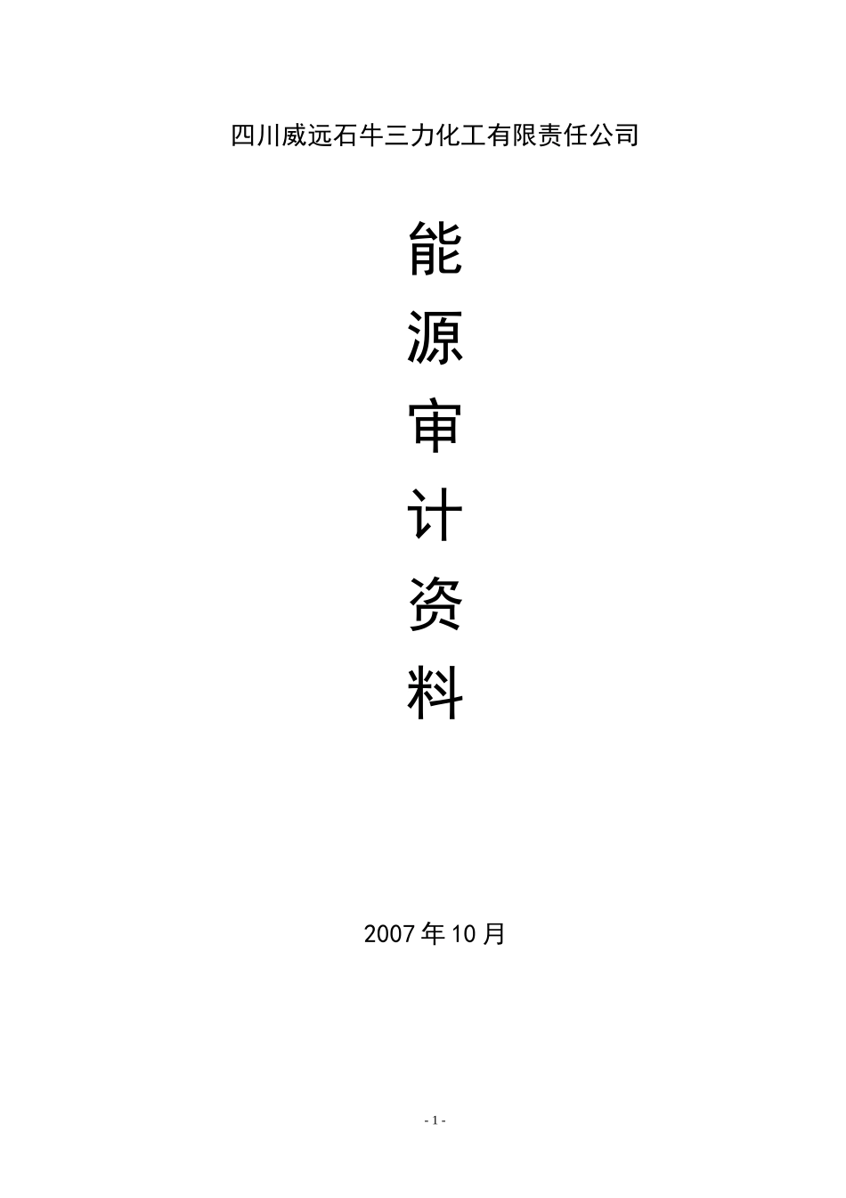 三力化工能源管理资料_第1页