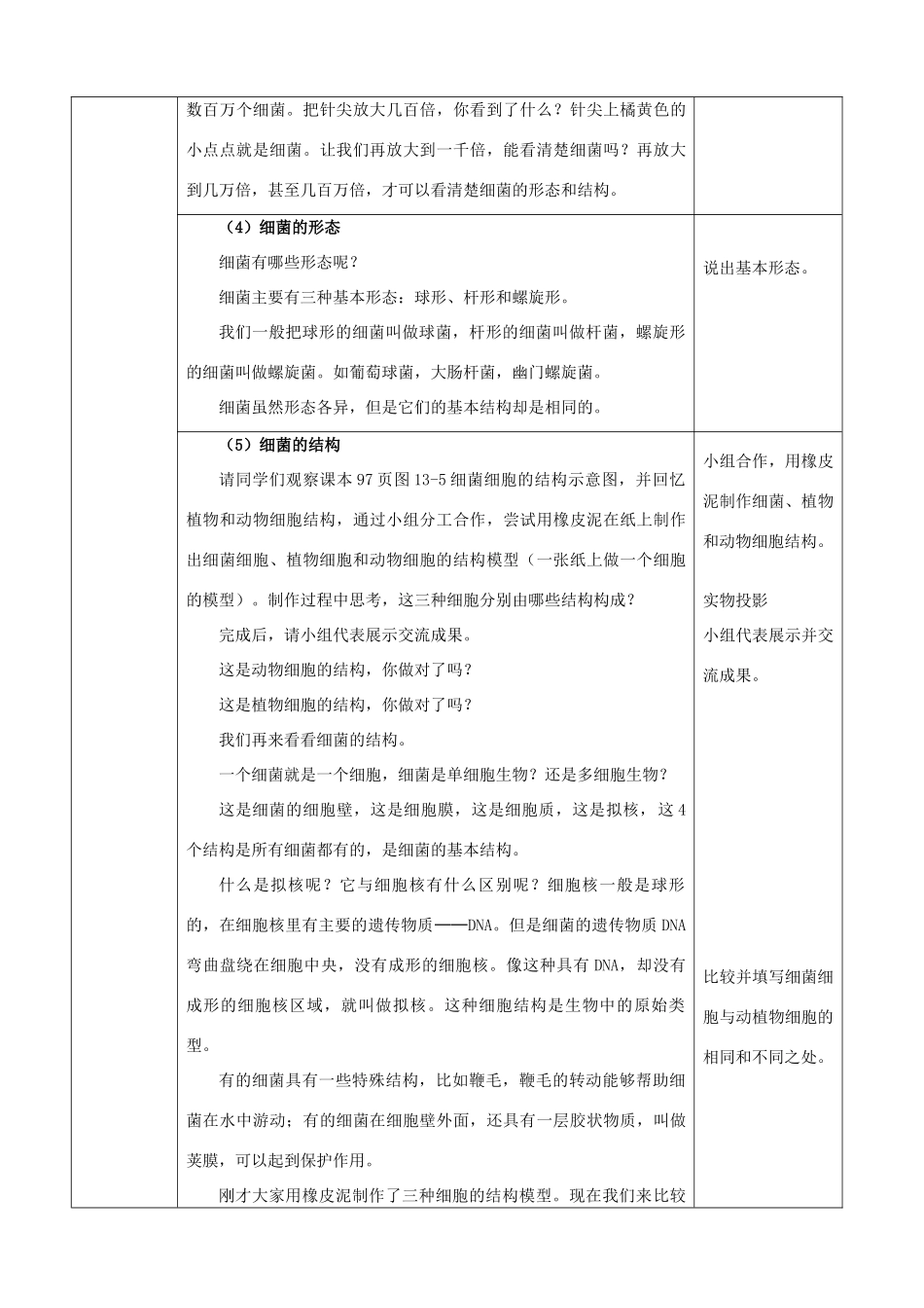 名师课堂江苏省七年级生物下册 12.2 土壤里的微生物教学设计 （新版）苏科版-（新版）苏科版初中七年级下册生物教案_第3页