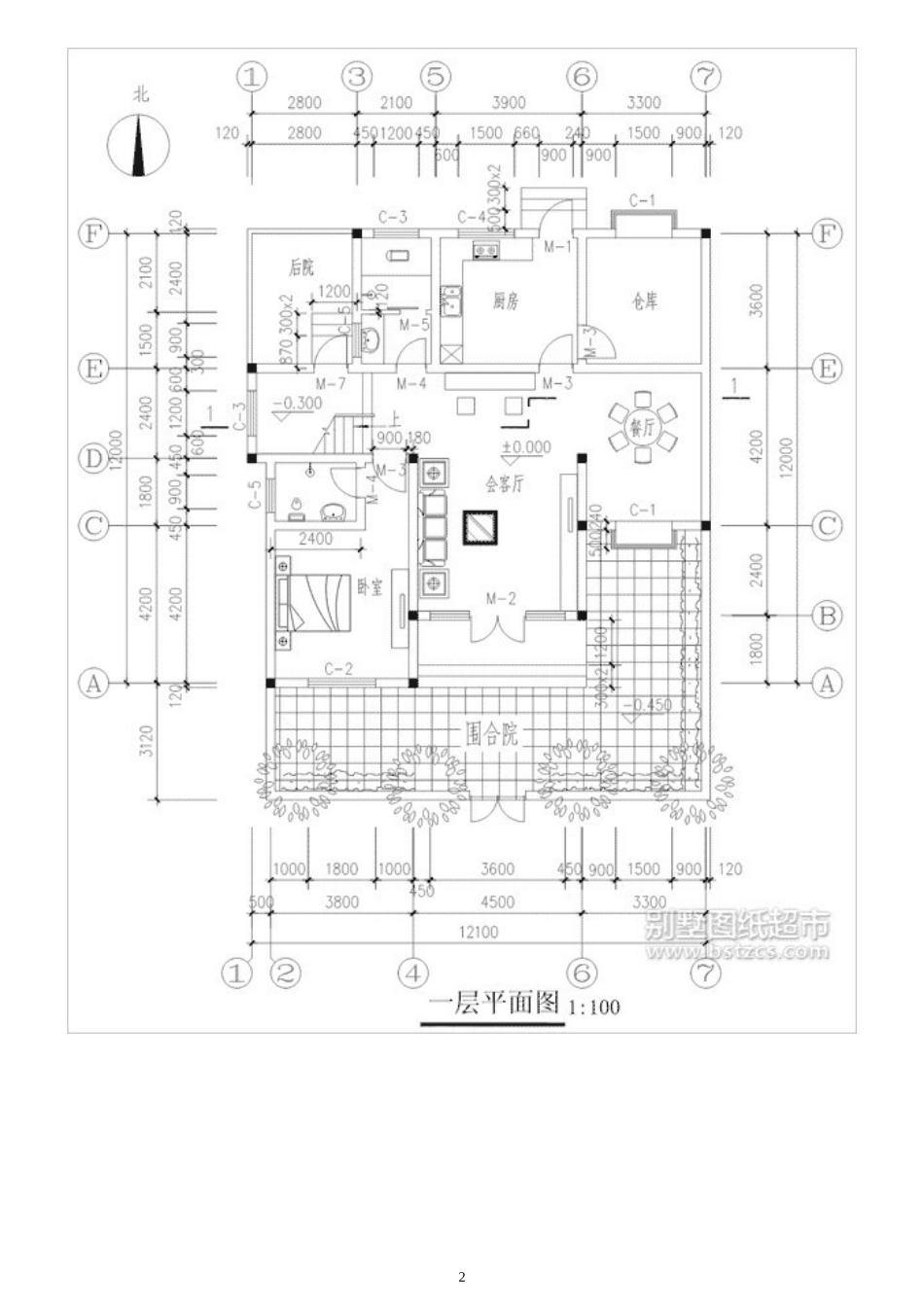 XXXX农村别墅设计及户型图_第2页